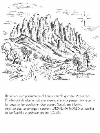 Jardineria Mon�s les desea una Feliz Navidad y un pr�spero A�o Nuevo 2026.