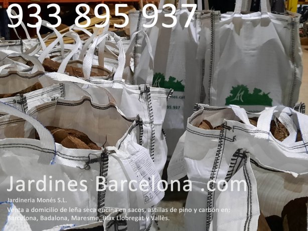 Venta de le�a de encina seca a domicilio en sacos a las poblaciones de Badalona, Barcelona, Sant Cugat, Cerdanyola, Santa Perp�tua, Partes del Vall�s y Montorn�s.